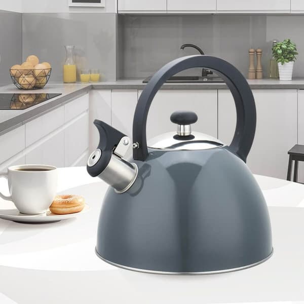 Tekanna Feel Maestro MR-1302-GREY Svart Grå Rostfritt stål 2,5 L