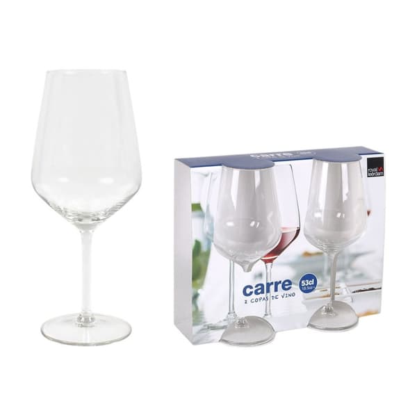 Set med vinglas Royal Leerdam Carre 2 Delar (4 antal)