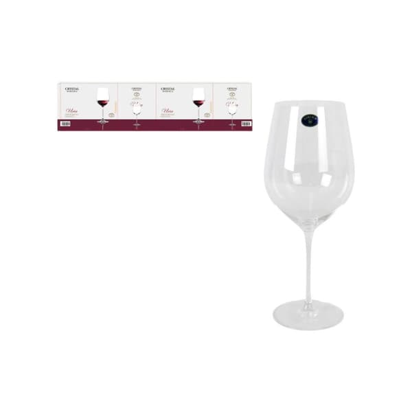 Sæt med vinglas Bohemia Crystal Uria Krystal (6 enheder)
