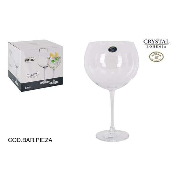 Cocktailglas Bohemia Crystal Enebro 4 Dele (2 enheder)