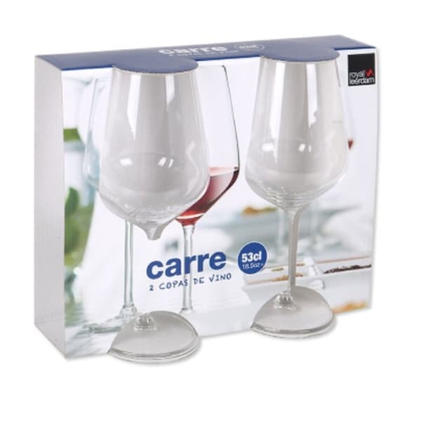 Viinilasisetti Royal Leerdam Carre 2 Kappaletta (4 osaa)
