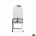 Miniatyrbilde 1 av 4: Drikkedispenser La Mediterránea Rustik Metall Glass 4 L 17 x 17 x 30,5 cm (4 enheter)