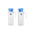 Miniatyrbilde 2 av 3: Krus med Lokk og Doseringsdispenser La Mediterránea Chrystie Glass (12 enheter)