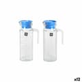 Miniatyrbilde 1 av 3: Krus med Lokk og Doseringsdispenser La Mediterránea Chrystie Glass (12 enheter)