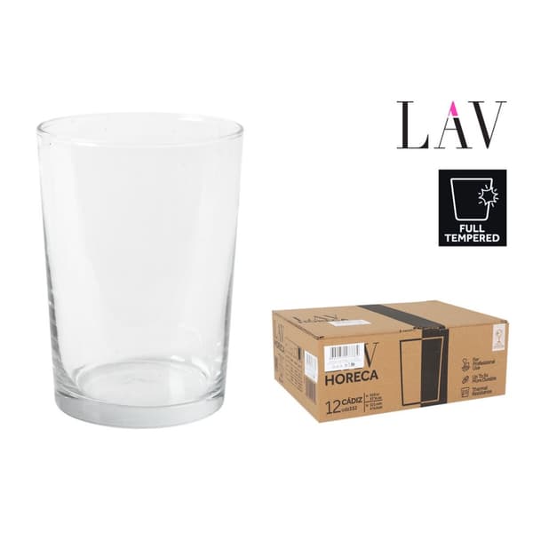 Glas för vatten LAV Cadiz 510 ml (12 antal)