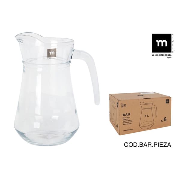 Kande La Mediterránea Bar Glas 1 L (6 enheder)