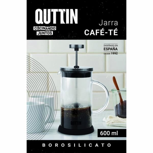 Muki haudukesiivilällä Quttin Borosilikaattilasi 0,6 L (8 osaa)