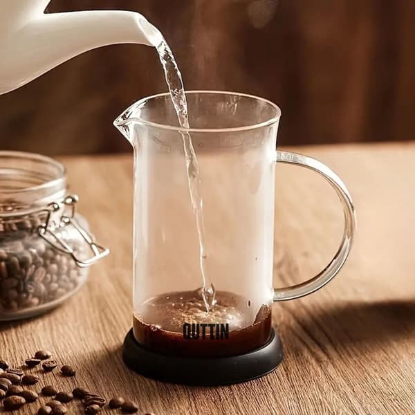 Muki haudukesiivilällä Quttin Borosilikaattilasi 800 ml 16 x 11 x 18 cm (8 osaa)