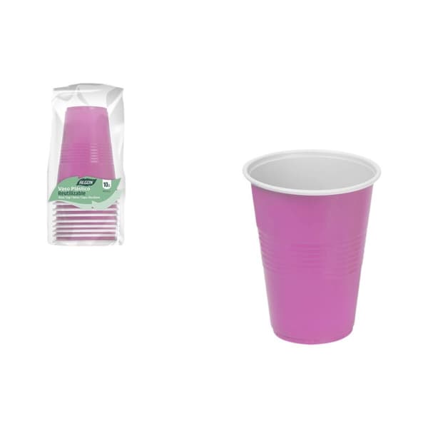 Glassæt Algon Pink 450 ml 10 Dele (18 enheder)