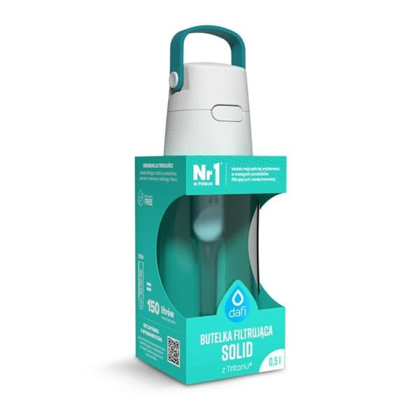 Suodatinpullo Dafi POZ03457 Turkoosi 500 ml