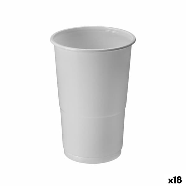 Glasset Algon Vit 250 ml 50 Delar (18 antal)