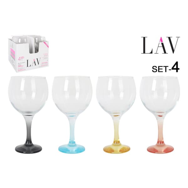 Cocktailglas LAV 645 ml 9,4 x 20 cm 4 Dele (6 enheder)
