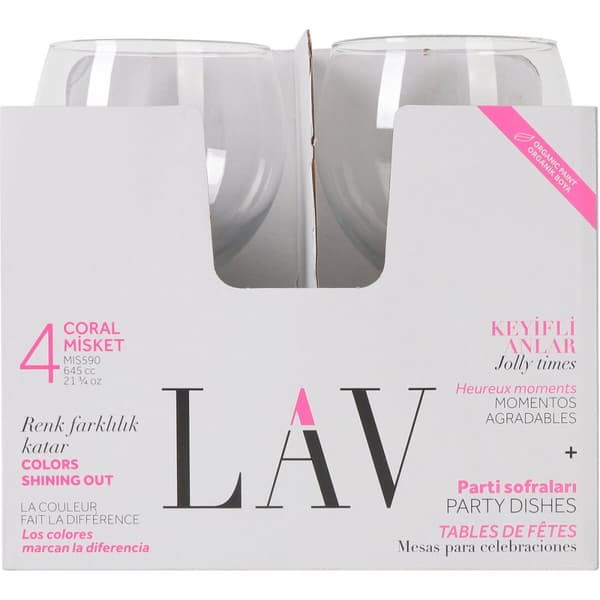 Cocktailglass LAV 645 ml 9,4 x 20 cm 4 Deler (6 enheter)