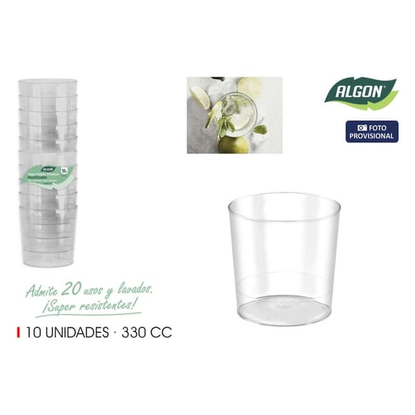Glasset Algon MOJITO 10 Delar (12 antal)