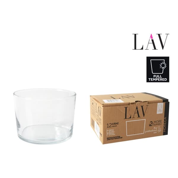 Glas för vatten LAV Cadiz 240 ml (12 antal)