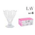 Miniatyrbild 3 av 7: Glasset LAV Lily 250 ml 6 Delar (4 antal)