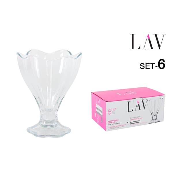 Glasset LAV Lily 250 ml 6 Delar (4 antal)