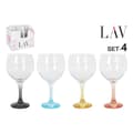 Miniatyrbillede 7 af 7: Sæt med glas LAV 645 ml 9,4 x 20 cm 4 Dele (16 enheder)