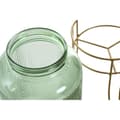 Miniatyrbild 3 av 3: Vattendispenser Home ESPRIT Grön Gyllene Metall Glas 4 L 16 x 16 x 24,6 cm