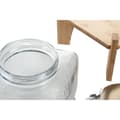 Miniatyrbild 3 av 3: Vattendispenser Home ESPRIT Transparent Naturell Bambu Glas 3,5 L 19 x 19 x 16 cm