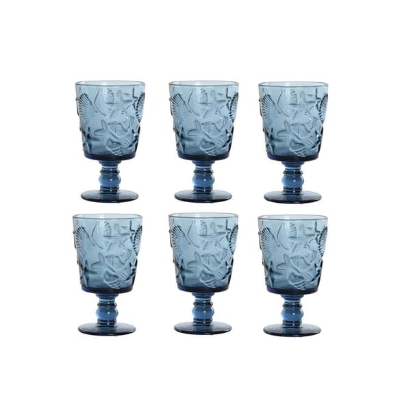 Glasset Home ESPRIT Blå Glas 345 ml (6 antal)