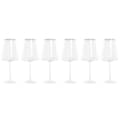 Miniatyrbillede 1 af 4: Flade champagne og cava glas Home ESPRIT Gennemsigtig Gylden Krystal 400 ml (6 enheder)