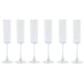 Miniatyrbillede 1 af 5: Flade champagne og cava glas Home ESPRIT Gennemsigtig Krystal 160 ml (6 enheder)