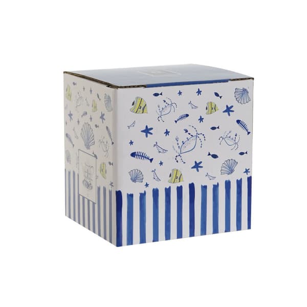 Tekande Home ESPRIT Blå Hvid Krystal Porcelæn