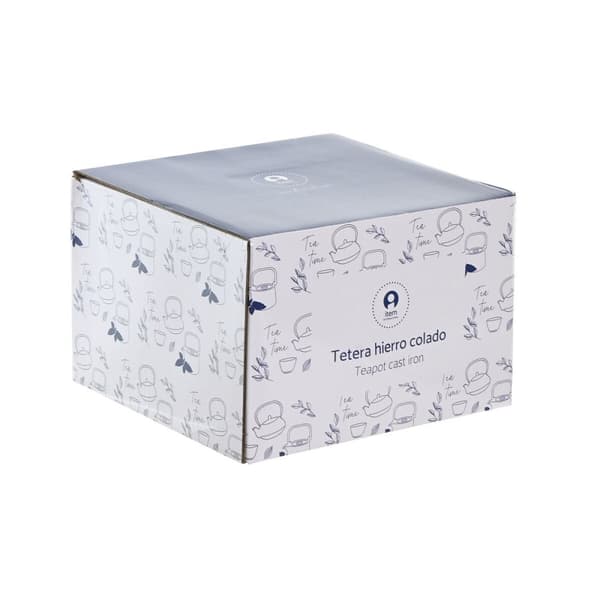 Tekande Home ESPRIT Sort Beige Rustfrit stål Jern 1 L (2 enheder)