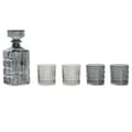 Miniatyrbilde 1 av 3: Sett med glass og flaske Home ESPRIT Grå Krystall Urban 900 ml