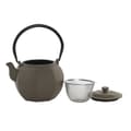 Miniatyrbilde 3 av 4: Tekanne Home ESPRIT Svart Beige Rustfritt stål Jern 780 ml (2 enheter)