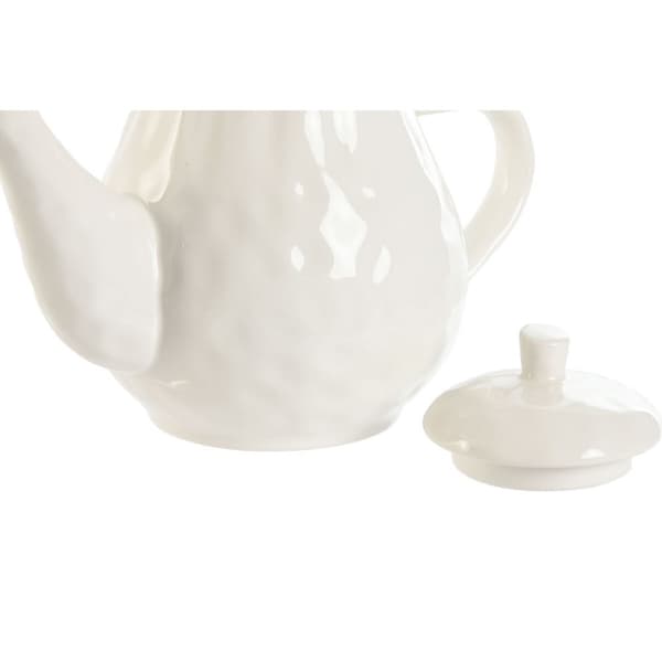 Tekanne Home ESPRIT Hvit Brun Porselen 1 L