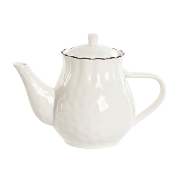 Tekanne Home ESPRIT Hvit Brun Porselen 1 L