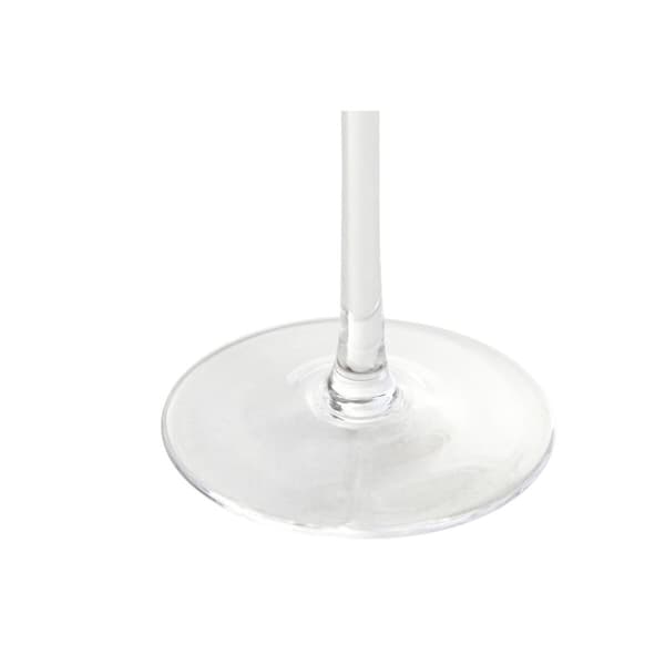 Platt champagne- och cavaglas Home ESPRIT Transparent Gyllene Glas 400 ml (6 antal)