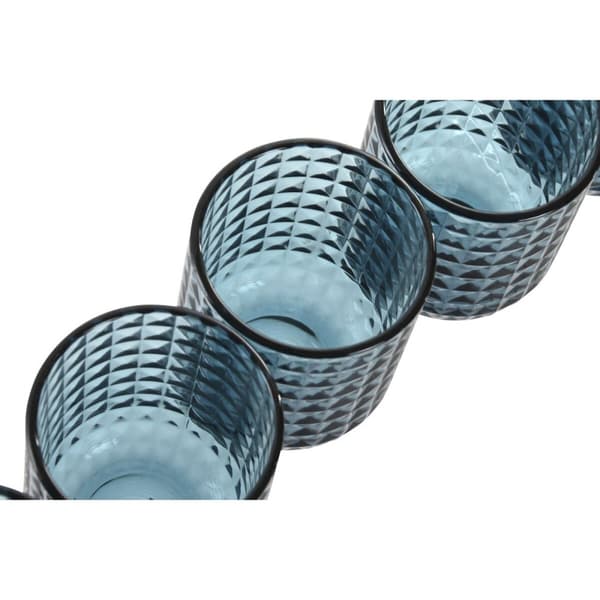 Glasset Home ESPRIT Blå Glas 275 ml (6 antal)