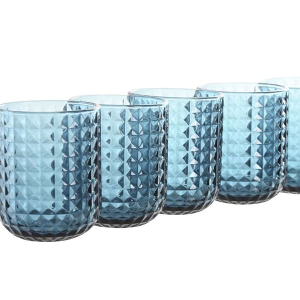 Glasset Home ESPRIT Blå Glas 275 ml (6 antal)