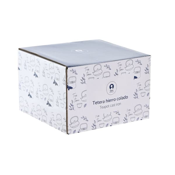 Teekannu Home ESPRIT Musta Beige Ruostumaton teräs Rauta 300 ml (2 osaa)