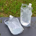 Miniatyrbild 4 av 5: Utomhuscamping 2L hopfällbar vattenpåse, transparent vattenpåse, dricksvattenpåse, hopfällbar vattenflaska, återanvändbar vattenpåse
