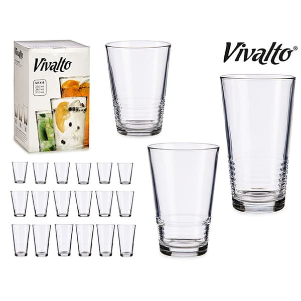 Glasset Vivalto S18091/BHA Transparent Glas