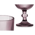 Miniatyrbild 3 av 3: Vinglas Ränder Grå Glas 260 ml (6 antal)