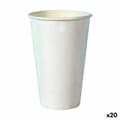 Miniatyrbild 1 av 3: Glasset Algon Engångsanvändning Papp 330 ml Vit 10 Delar (20 antal)