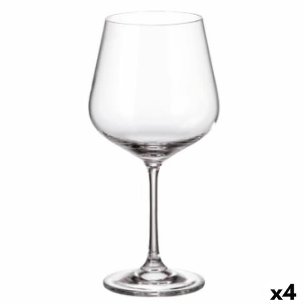 Set med vinglas Bohemia Crystal Sira 600 ml 6 Delar (6 antal) (4 antal)