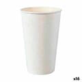 Miniatyrbild 1 av 3: Glasset Algon Engångsanvändning Papp Vit 15 Delar 450 ml (16 antal)
