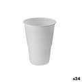 Miniatyrbild 1 av 2: Set med återanvändbara glas Algon Plast Vit 15 Delar 330 ml (24 antal)