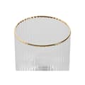 Miniatyrbild 2 av 3: Glasset Home ESPRIT Transparent Gyllene Glas 320 ml (6 antal)