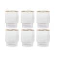 Miniatyrbild 1 av 3: Glasset Home ESPRIT Transparent Gyllene Glas 320 ml (6 antal)