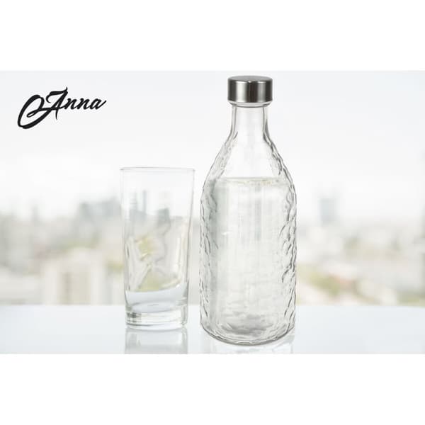 Glasflaska La Mediterránea Metall Glas 1 L (12 antal)