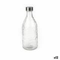 Miniatyrbild 1 av 4: Glasflaska La Mediterránea Metall Glas 1 L (12 antal)