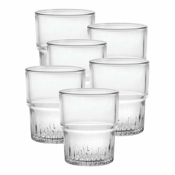Glasset Duralex Stapelbara Transparent 6 Delar 160 ml (12 antal)
