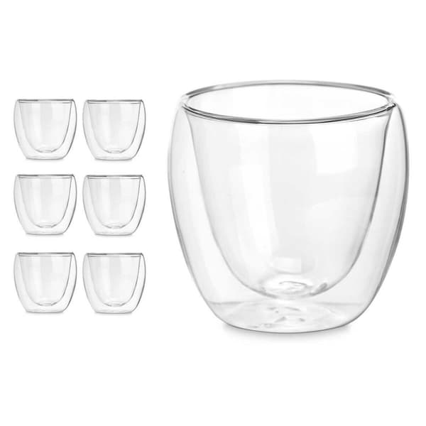 Vandglas Vivalto OCT-DG2319 Gennemsigtig Borosilikatglas 100 ml (6 enheder)